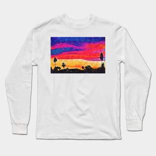 Sunset In The Desert Long Sleeve T-Shirt